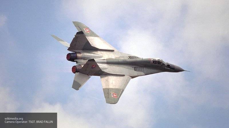 Истребитель МиГ-29 разбился в Словакии во время тренировочного полета