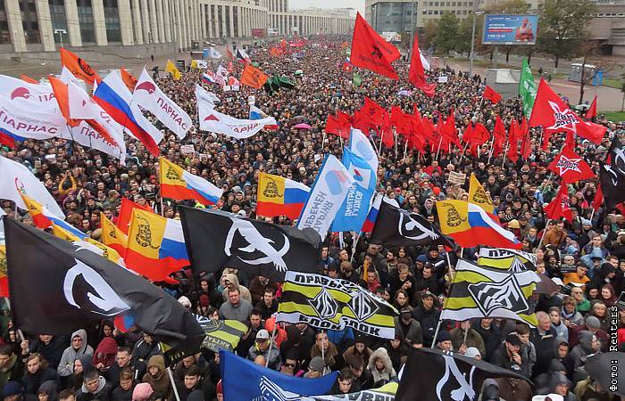 Полиция насчитала порядка 20 тыс. человек на митинге в центре Москвы