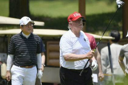 Трамп выбрал игру в гольф вместо мероприятий к годовщине начала Второй мировой