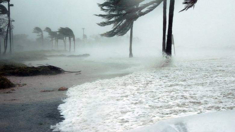 Пользователи Сети засняли ураган «Дориан» в США на фото и видео