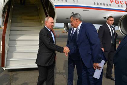 Путин прибыл в Иркутскую область