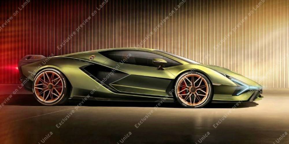Появилось изображение первого супергибрида Lamborghini