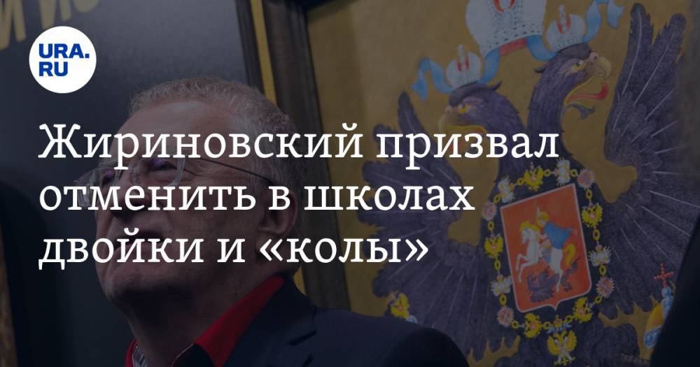 Жириновский призвал отменить в школах двойки и «колы»