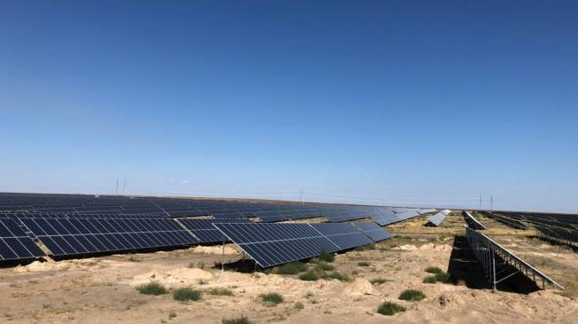 Казахстан и Китай запустили солнечную электростанцию близ Алма-Аты