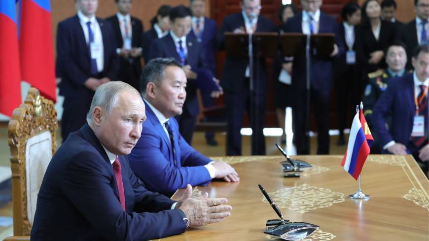 Путин назвал ВТС с Монголией важным фактором стабильности в азиатском регионе