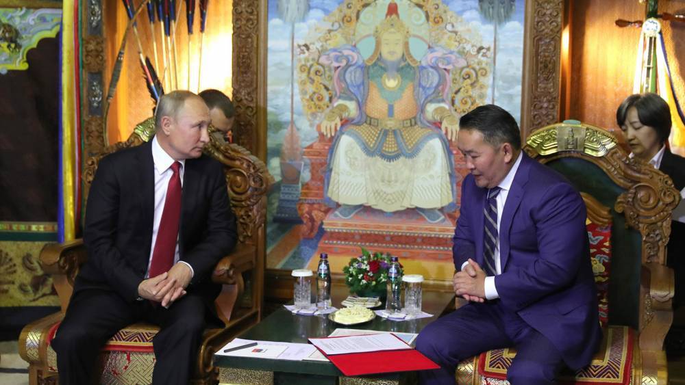 Путин рассказал о братских отношениях РФ и Монголии