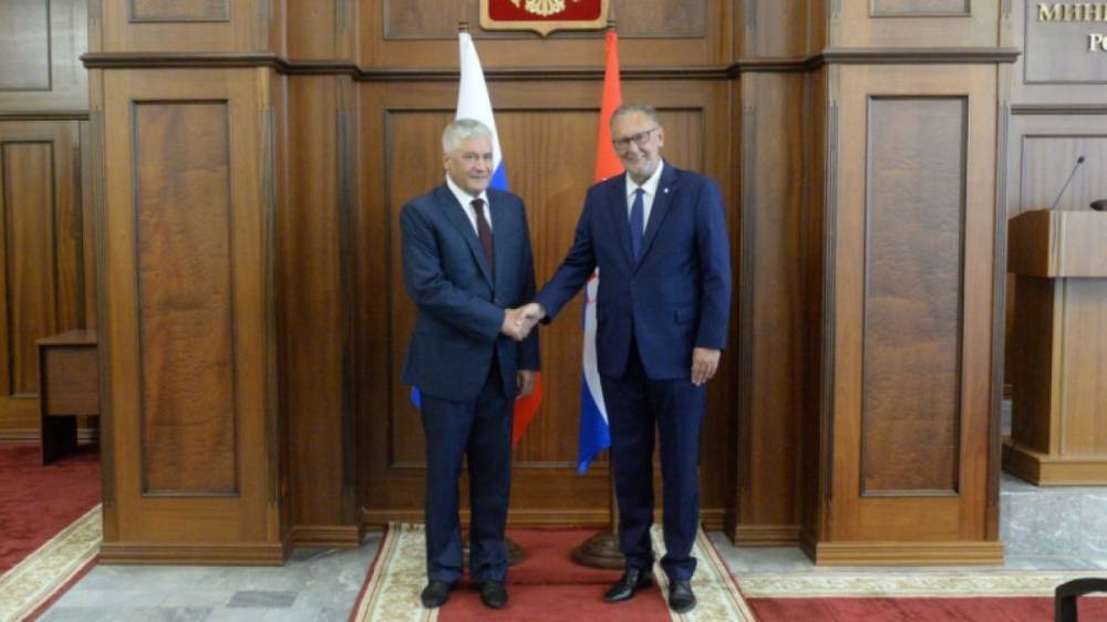 Главы МВД России и Хорватии обсудили вопросы совместной борьбы с терроризмом