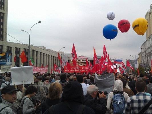 МВД насчитало 20 тысяч участников митинга на проспекте Сахарова