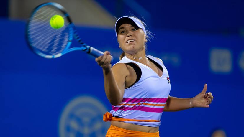 Павлюченкова победила Кудерметову в первом круге турнира WTA в Пекине