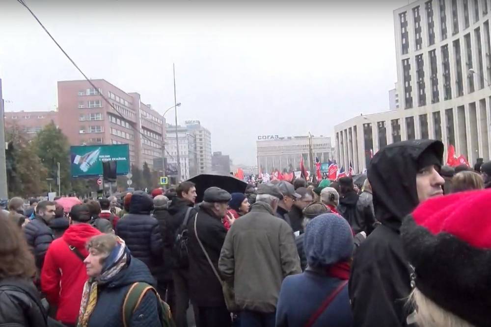 МВД: на митинге оппозиции в Москве собрались 20 тысяч человек