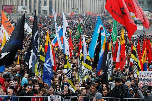 В Москве состоялся митинг оппозиции