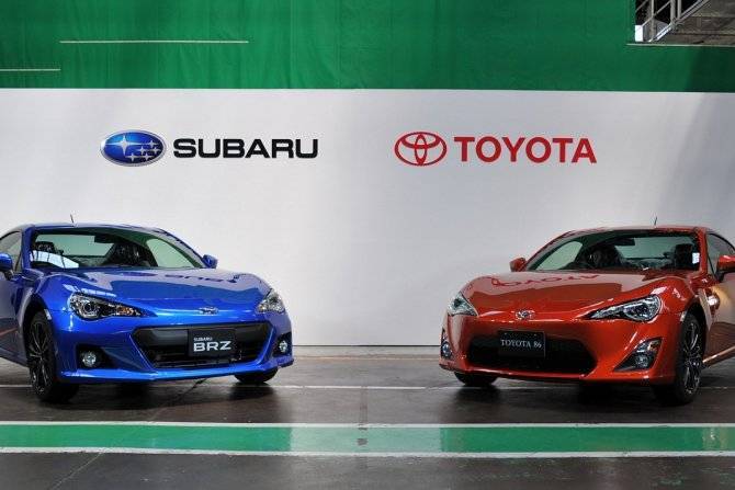 Subaru образует альянс с Toyota