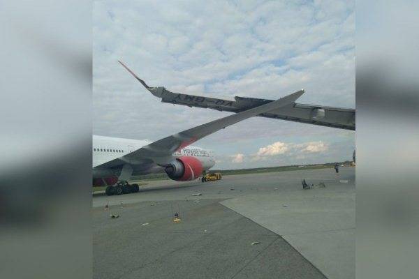 «Аэрофлот» пообещал заменить самолёт после столкновения в Шереметьеве и продолжить рейс