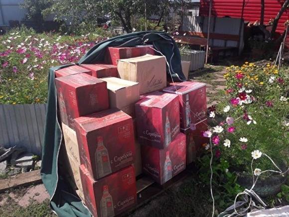 В Усть-Катаве полиция накрыла склад с паленым алкоголем