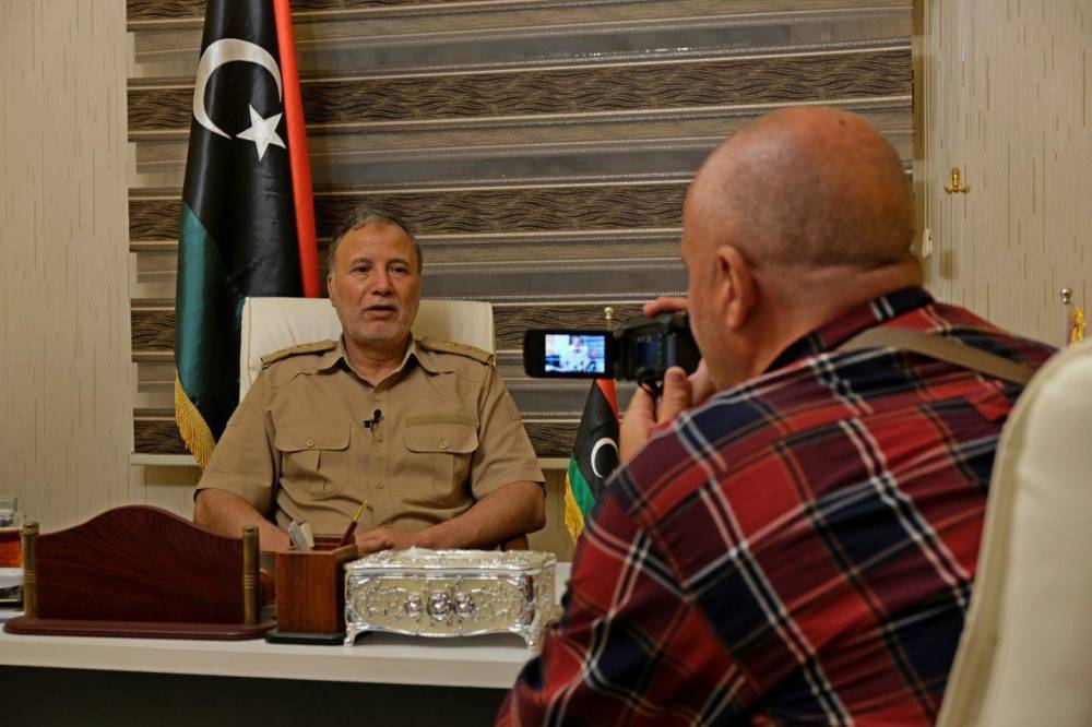 В Ливии корреспонденты ФАН встретились с начальником западного военного округа страны