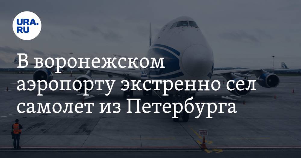 В воронежском аэропорту экстренно сел самолет из Петербурга