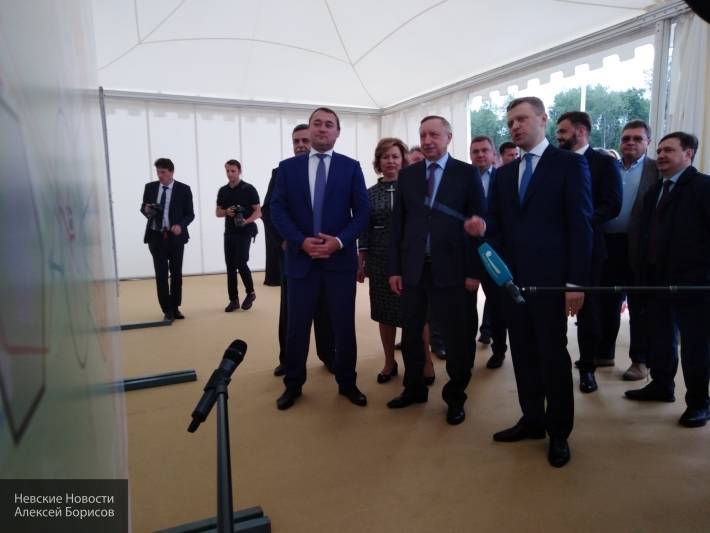 Беглов посетил церемонию открытия развязки ЗСД у Белоострова