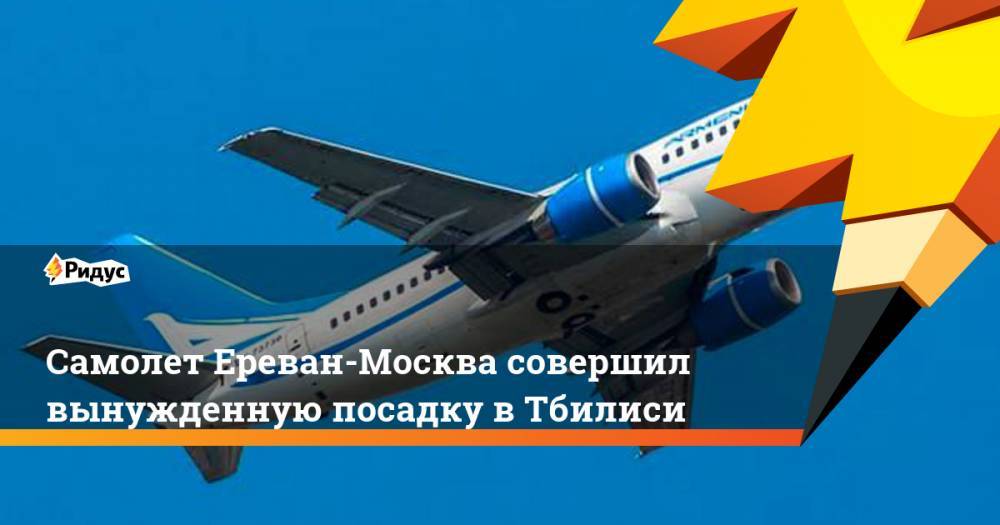 Самолет Ереван-Москва совершил вынужденную посадку в Тбилиси