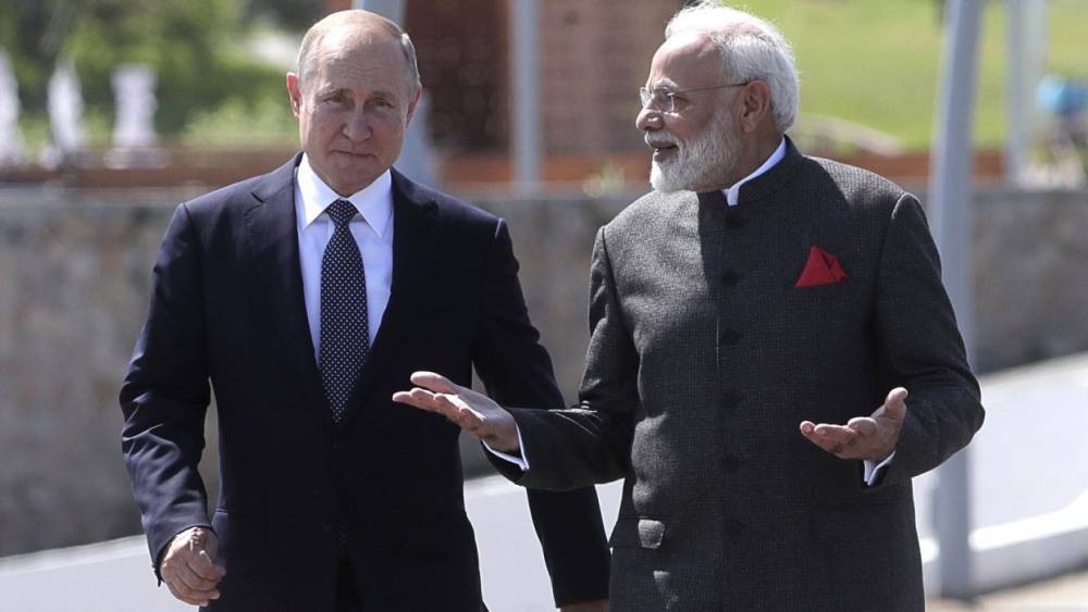 Путин и Моди заявили о приверженности принципу невмешательства в дела других стран