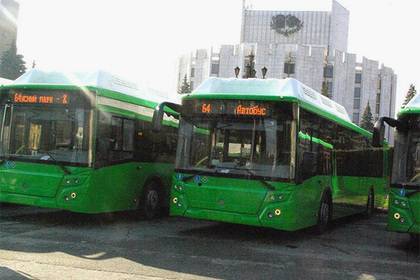 Первые экологичные автобусы появились в российском городе