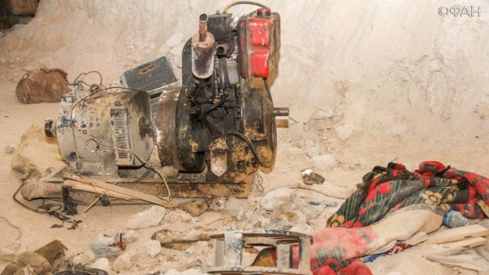 Корреспондентам ФАН удалось спуститься в «подземный город» боевиков на северо-западе Сирии
