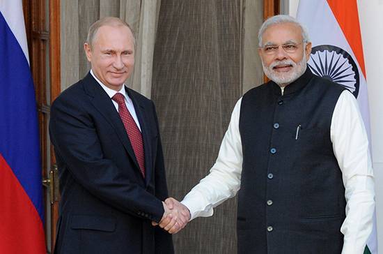 Путин и Моди решили организовать российско-индийский межрегиональный форум