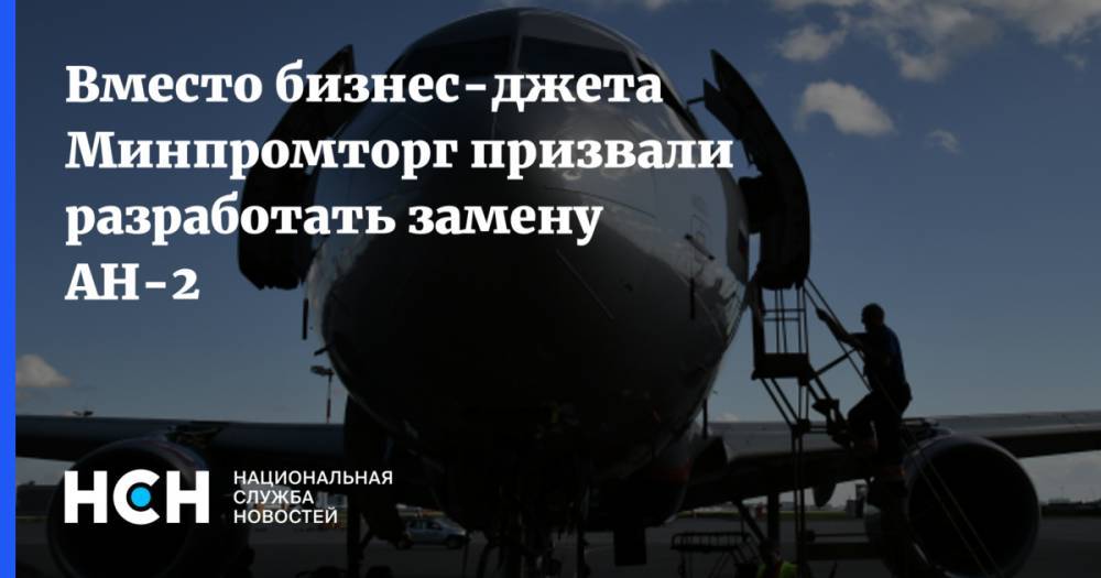 Вместо бизнес-джета Минпромторг призвали разработать замену АН-2