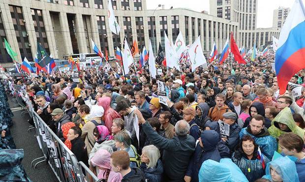 Российская полиция создала базу данных участников протестных митингов