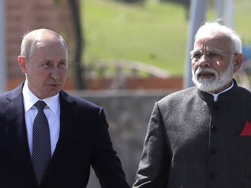 Путин вручит премьеру Индии орден Андрея Первозванного в Кремле