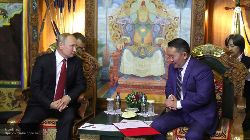 Путин заявил, что переговоры с президентом Монголии были конструктивными