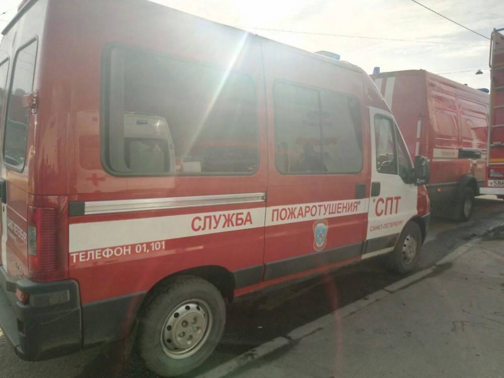 Пожар в квартире вынудил спасателей эвакуировать из дома в Кудрово более сотни жильцов