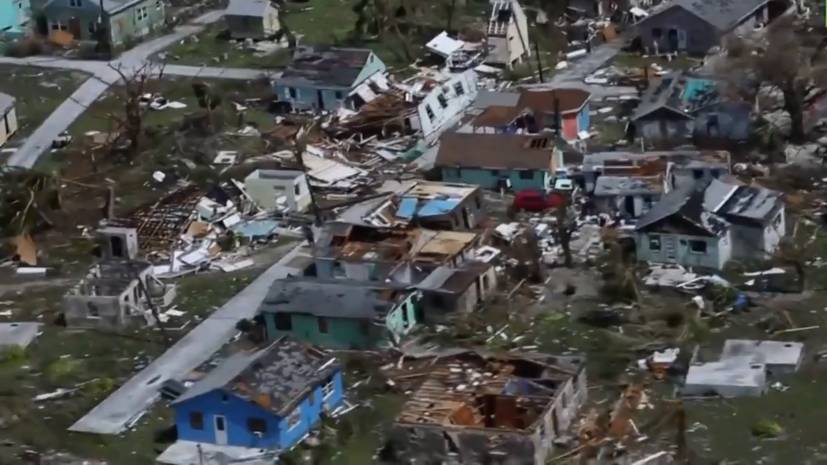 Последствия урагана «Дориан» на Багамах — видео с вертолёта