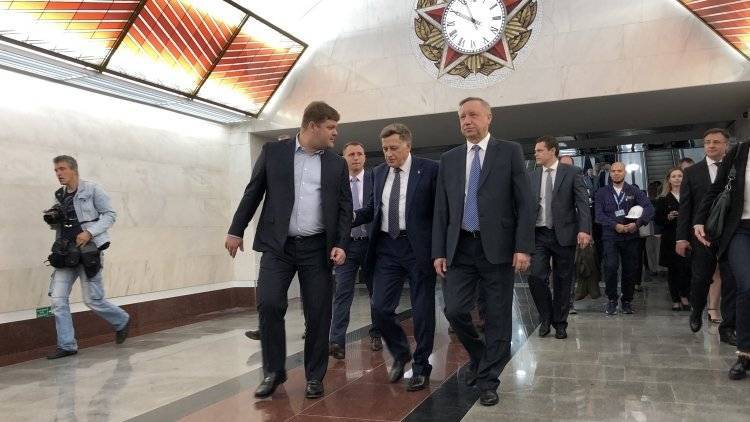 Врио губернатора Петербурга рассказал о проведенной с «Метростроем» работе