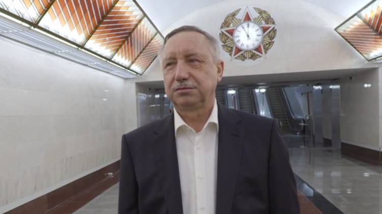 Беглов заявил, что за ближайшие пять лет в Петербурге откроют семь новых станций метро