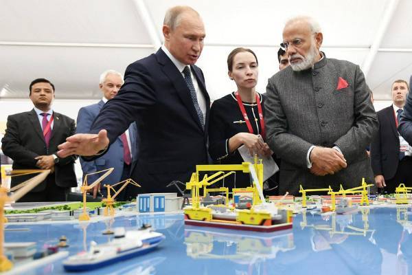 Индия одолжит России миллиард долларов на развитие Дальнего Востока
