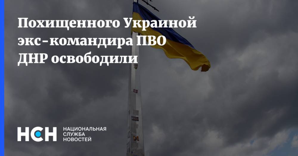 Похищенного Украиной экс-командира ПВО ДНР освободили
