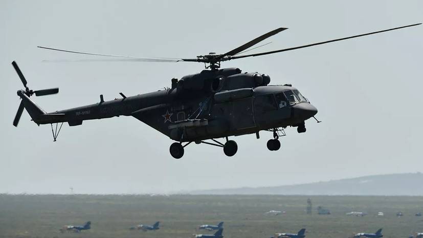 В Минобороны назвали причину крушения вертолёта Ми-8