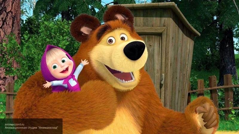 Мультсериал "Маша и медведь" будут показывать в кинотеатрах Великобритании