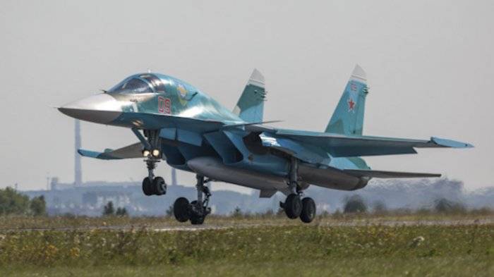 Под Липецком столкнулись два истребителя Су-34 - источник