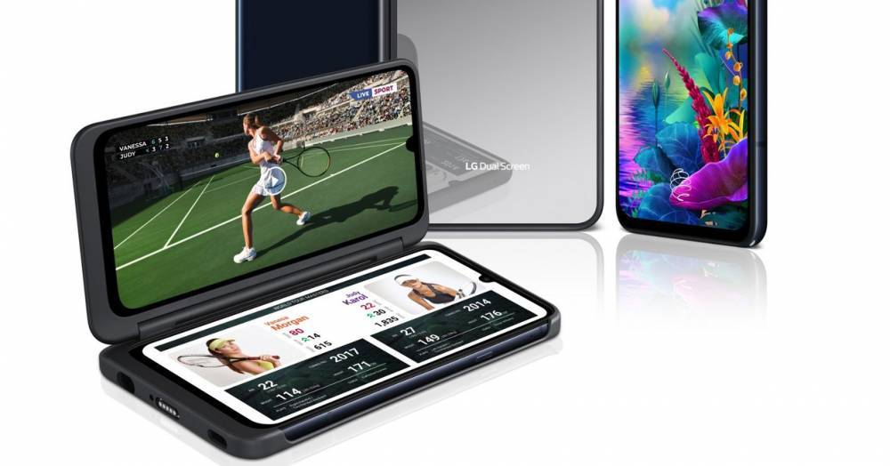 LG представила смартфон с&nbsp;чехлом, добавляющим ему два экрана