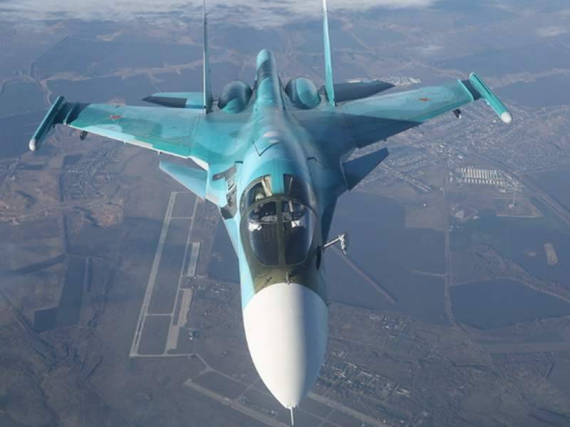 Два Су-34 столкнулись в небе в Липецкой области