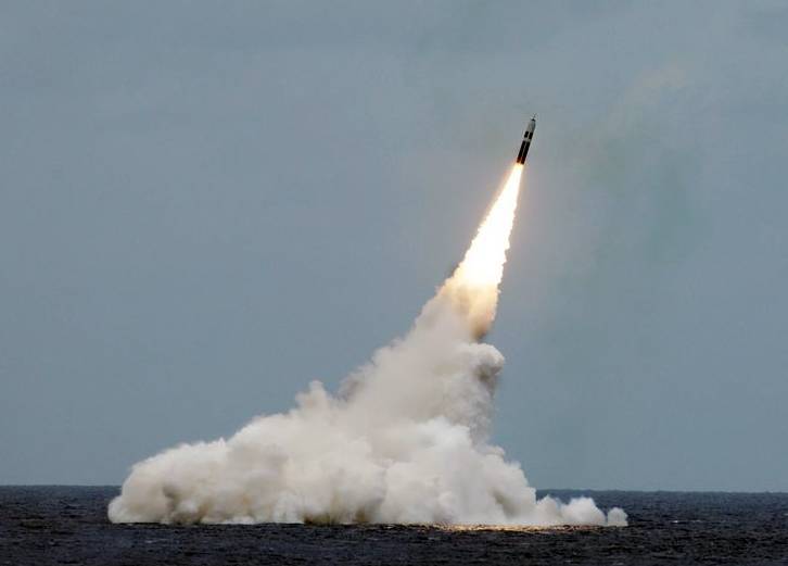 АПЛ США осуществила пуски баллистических ракет «Трайдент-2»