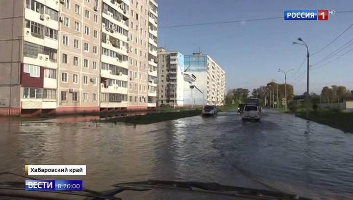 Паводок и тайфун "Линлин" подбираются к городам Хабаровского края