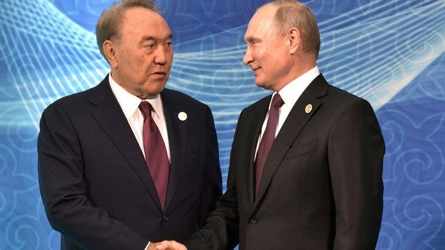 Путин и Назарбаев посетили реконструированный павильон «Казахстан» на ВДНХ