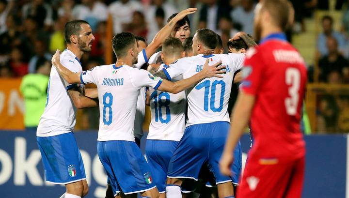 Сборная Италии обыграла Армению в отборочном матче Евро-2020