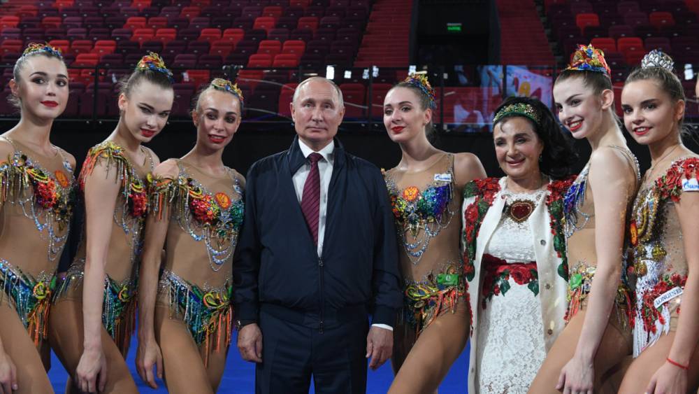 Путин открыл Дворец водных видов спорта в Лужниках