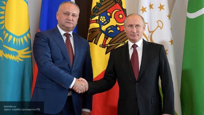 Додон рассказал о готовности России снизить цену на поставляемый газ в Молдавию