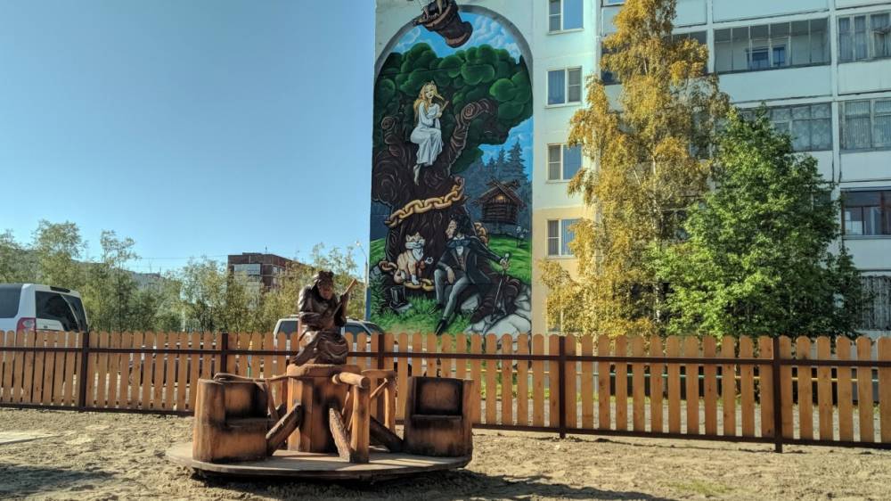 На юбилей города в Усинске откроют сквер со сказочными героями