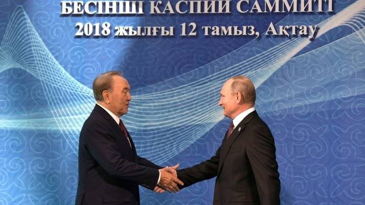 Путин и Назарбаев обсудили отношения России и Казахстана