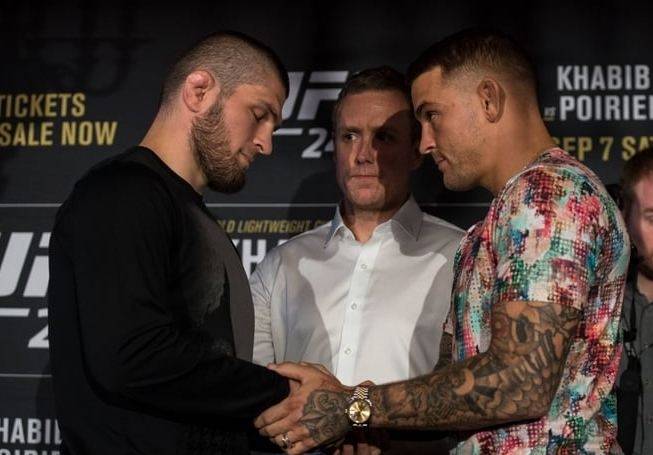 Прямая трансляция боя Нурмагомедов — Порье на UFC 242